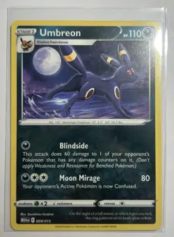Umbreon - 2025 McDonalds Happy Meal Pokemon Dragon Discovery Card 009/015 - Image 1