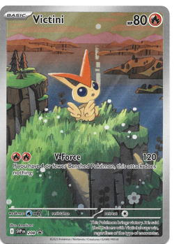 Pokemon TCG Victini Promo Holo English 208 Sv: Scarlet & Violet 2025 Holo - Image 1