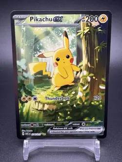 Pikachu EX 276/217 SIR Special Illustration Rare Pokemon Ascended Heroes CLEAN - Image 1