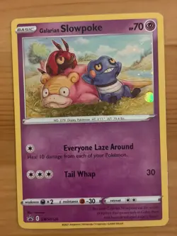 Galarian Slowpoke SWSH126 Cosmos Holo MP - Sword & Shield Promo 2021 - Pokemon - Image 1