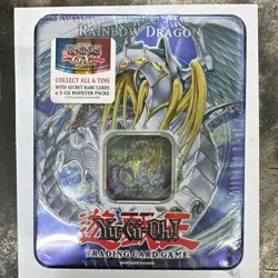 Konami Yu-Gi-Oh! Rainbow Dragon 2007 Sealed Collectible Tin with Booster Packs - Image 1