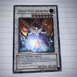 Yugioh Chaos King Archfiend TSHD-EN041 Ultimate Rare - HP - Image 1