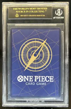 2022 One Piece JP Summit Decisive Battle Nami SR #OP02-036 BGS 10 Black Label - Image 2