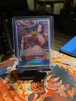 Boa Hancock SR Foil OP07-051 One Piece Trading Card Game English NM-Mint - Image 1