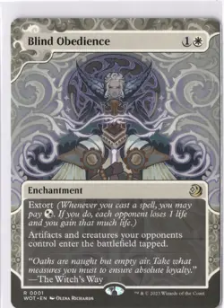 Blind Obedience NM/M* ENCHANTING TALES Wilds Of Eldraine 0001 mtg -UnltdCards - Image 1