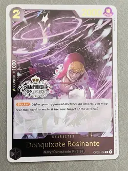 Donquixote Rosinante Store Championship Promo | One Piece Card Game English NM - Image 1