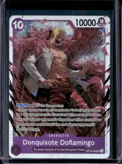 2026 One Piece Azure Sea's Seven Donquixote Doflamingo Super Rare #OP14-069 - Image 1