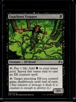 1x Gnarlroot Trapper (100) Magic Origins NM MTG Magic the Gathering x1 - Image 1