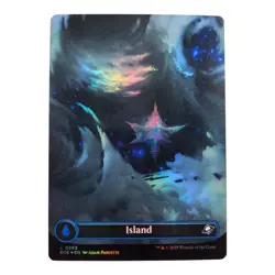 Island #263 Foil Land Borderless MTG 2025 Edge of Eternities (EOE) - Image 1