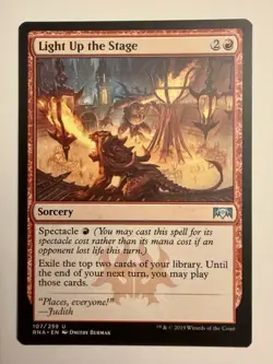 Light Up the Stage #107 Ravnica Allegiance RNA Magic MTG - Image 1