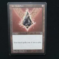 Jet Medallion Tempest Set Regular Magic the Gathering MTG - Image 1