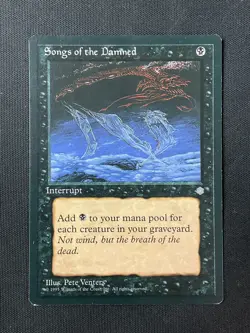 MTG Ice Age Songs of the Damned LP - Image 1