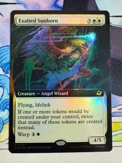 2025 MTG Edge Of Eternities Exalted Sunborn Extended Art FOil #318 - Image 1