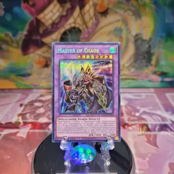 Master of Chaos MP23-EN018 1st Edition Prismatic Secret Rare NM Yugioh - Image 1