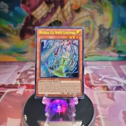Mystical Elf White Lightning LDS3-EN135 Limited Edition Secret Rare NM Yugioh - Image 1