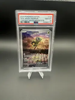 Pokemon Teal Mask Ogerpon Promo Holo Scarlet & Violet 2024 Graded Card PSA 10 - Image 1