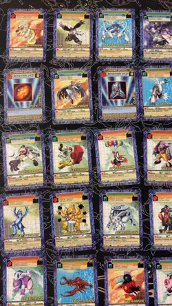 Vintage Digimon CCG Battle Series 40 Card Lot Blackgargomon Ladydevimon - Image 1