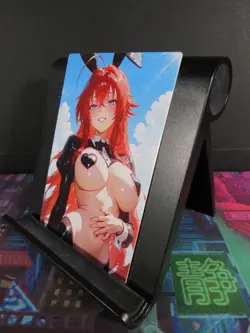 Rias Gremory High School DxD Custom Art Card NM Anime Sexy Waifu Collectible - Image 2