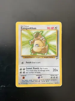 Pokemon Card Kangaskhan 26/130 Base Set 2 Non-Holo Rare, WOTC 1999-2000 - Image 1