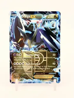 Dialga EX TCG Team Plasma Holo Card 65/101 Plasma Blast Ultra Rare Pokemon LP - Image 1
