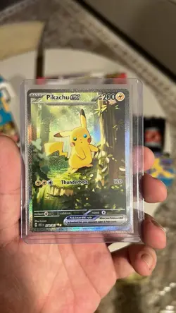 Pikachu EX Holo Pokemon TCG Card 276/217 (ASC) - Image 5