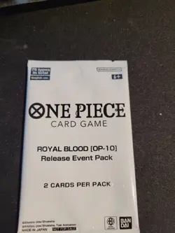 One Piece Card Game Royal Blood OP-10 Release Event Pack English NEW/SEALED - Image 1