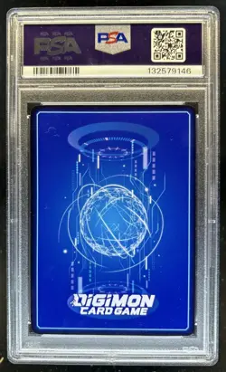 2021 Digimon Card Game WarGreymon Classic Box Topper #BT2-065 SR PSA 10 GEM MINT - Image 2