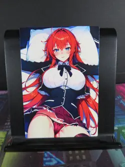 Rias Gremory High School DxD Custom Art Card NM Anime Sexy Waifu Collectible - Image 1