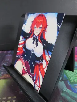 Rias Gremory High School DxD Custom Art Card NM Anime Sexy Waifu Collectible - Image 2