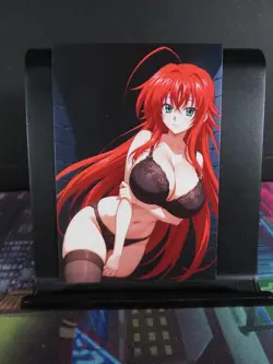 Rias Gremory High School DxD Custom Art Card NM Anime Sexy Waifu Collectible - Image 1