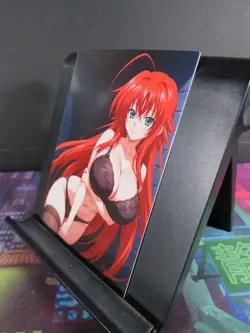 Rias Gremory High School DxD Custom Art Card NM Anime Sexy Waifu Collectible - Image 2