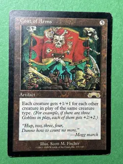 **COAT OF ARMS** ~EXODUS ~ MTG: Magic the Gathering, Moderate Play (MP) - Image 1