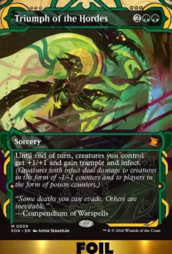 Triumph of the Hordes ** FOIL ** #59 Secrets of Strixhaven: Mystical Archive MTG - Image 1