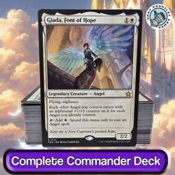 Giada, Font of Hope COMMANDER DECK Angel Tribal Flying MTG Custom EDH Magic - Image 1