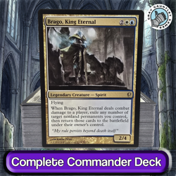 Brago, King Eternal COMMANDER DECK Azorius Blink Control MTG Custom EDH Magic - Image 1