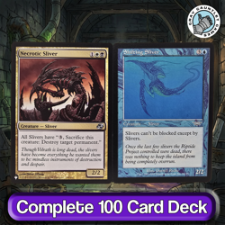 Sliver Hivelord COMMANDER DECK Sliver Tribal Indestructible MTG Custom EDH Magic - Image 3