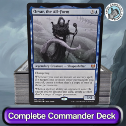 Orvar, the All-Form COMMANDER DECK Spellslinger Copy Tokens MTG Custom EDH Magic - Image 1