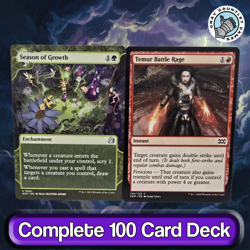 Xyris, the Writhing Storm COMMANDER DECK Snake Tokens Temur MTG Custom EDH Magic - Image 2