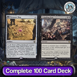 Admiral Beckett Brass COMMANDER DECK Pirate Treasure Theft MTG Custom EDH Magic - Image 2