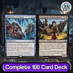 Admiral Beckett Brass COMMANDER DECK Pirate Treasure Theft MTG Custom EDH Magic - Image 3