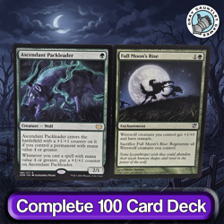 Tovolar, Dire Overlord COMMANDER DECK Werewolf Aggro Wolves MTG Custom EDH Magic - Image 2