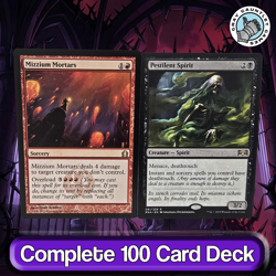 Judith, Carnage Connoisseur COMMANDER DECK Spellslinger MTG Custom EDH Magic - Image 3