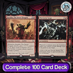 Krenko, Mob Boss COMMANDER DECK Goblin Tribal Tokens Aggro MTG Custom EDH Magic - Image 3