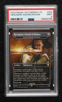 Herugrim Sword of Rohan Sword of Hearth and Home Magic Lord the Rings LTC PSA 9 - Image 1