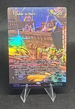 Trouble in Pairs (Borderless) Teenage Mutant Ninja Turtles Source Material Foil - Image 1