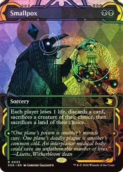 MTG Secrets of Strixhaven Mystical Archive Smallpox Foil 0033 - Image 1