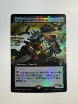 Champion of the Perished (Extended Art) 344 MTG Innistrad: Midnight Hunt Foil - Image 1