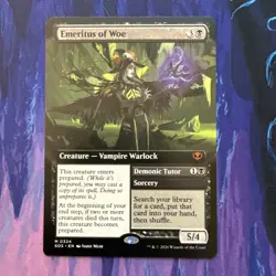 Emeritus of Woe MINT Extended Art 324 Secrets of Strixhaven SOS MTG M Unplayed - Image 1