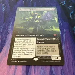 Emeritus of Woe MINT Extended Art 324 Secrets of Strixhaven SOS MTG M Unplayed - Image 2