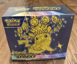Pokemon TCG Scarlet And Violet Surging Sparks Pokemon Center ETB Sealed New - Image 1